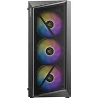 Antec AX67 ARGB Mid-Tower Gaming PC Case, Full Mesh Front, Tempered Glass, 4 x 120mm ARGB Fans, ATX/Micro-ATX/ITX Compatible