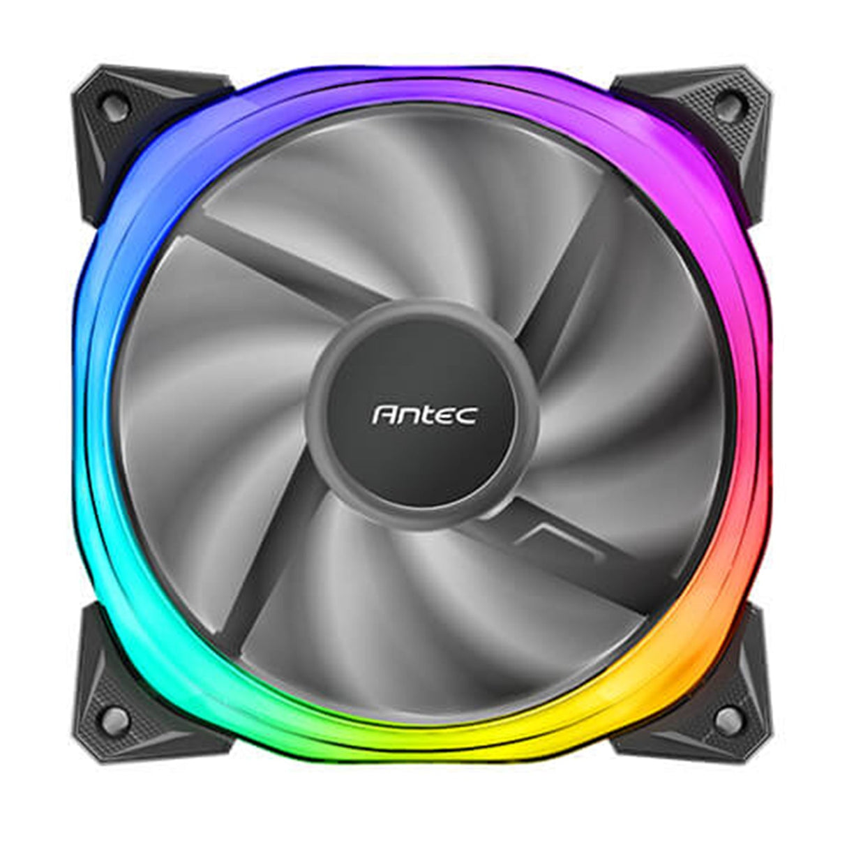 Antec Fusion 120mm ARGB, Black, Upto 2000RPM, 57.93CFM Airflow, 31.24dB Max, 4-pin PWM 3-pin LED