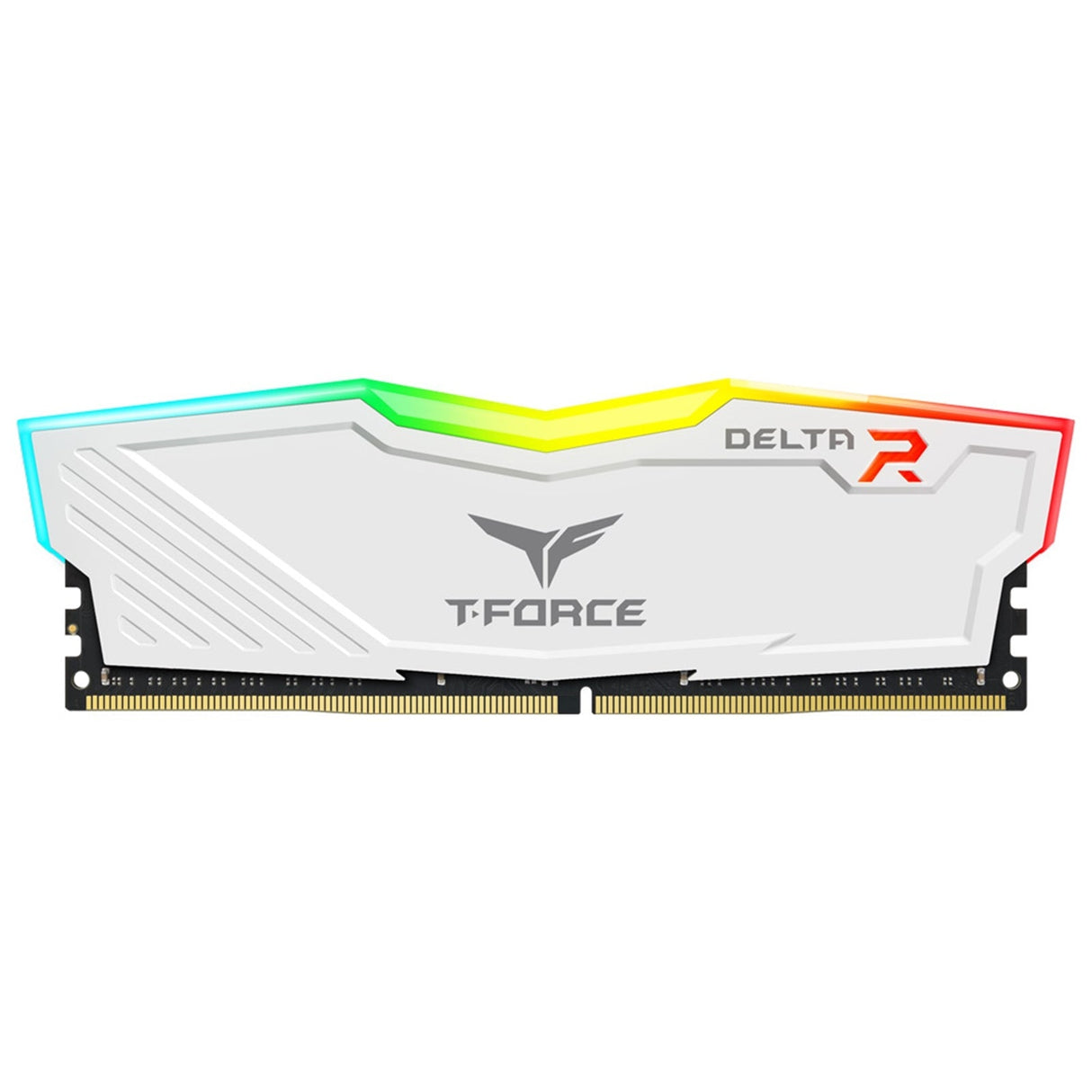 TEAM DELTA 16GB DESKTOP MEMORY, RGB, DDR4, 3200MHZ, CL16, WHITE