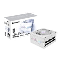 GIGABYTE AORUS ELITE P1000W 80+ Platinum Modular PCIe 5.0 ICE Power Supply - ATX 3.0 Standard, Fully Modular, Quiet 120mm Fan, Compact Design