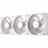 Antec Connect 120 ARGB White Reverse 3-Pack 120mm PWM Fans with Daisy Chain Design and Vibration-Absorbing Pads