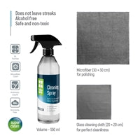 ColorWay Large Electronics Kit Includes 550ml Cleaning Liquid,  1 x Microfiber Cloth & 1 x Glass Cloth