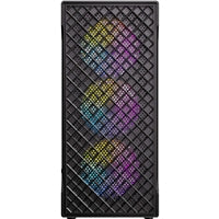 Antec VX320 ARGB  Mid-Tower Gaming PC Case - Pre-Installed 4 x 120mm ARGB Fans, Tempered Glass Side Panel, High-Airflow Mesh Front - ATX/Micro-ATX/ITX