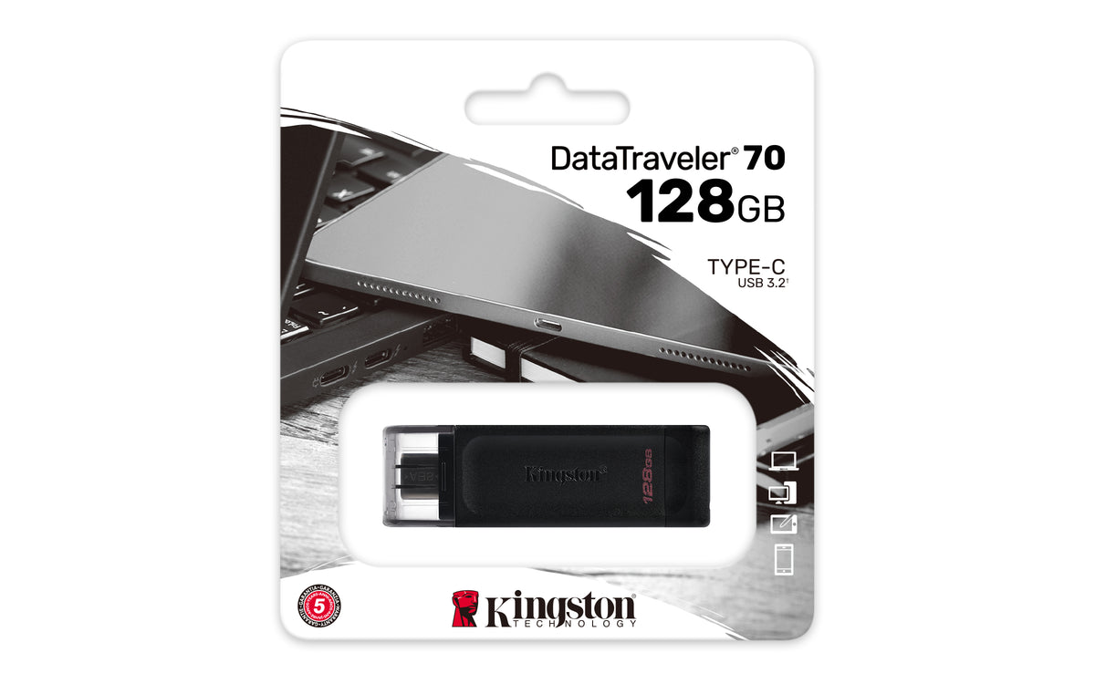 Kingston Technology DataTraveler 128GB USB-C 3.2 Gen 1 70