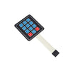 Teclado de membrana 3x4