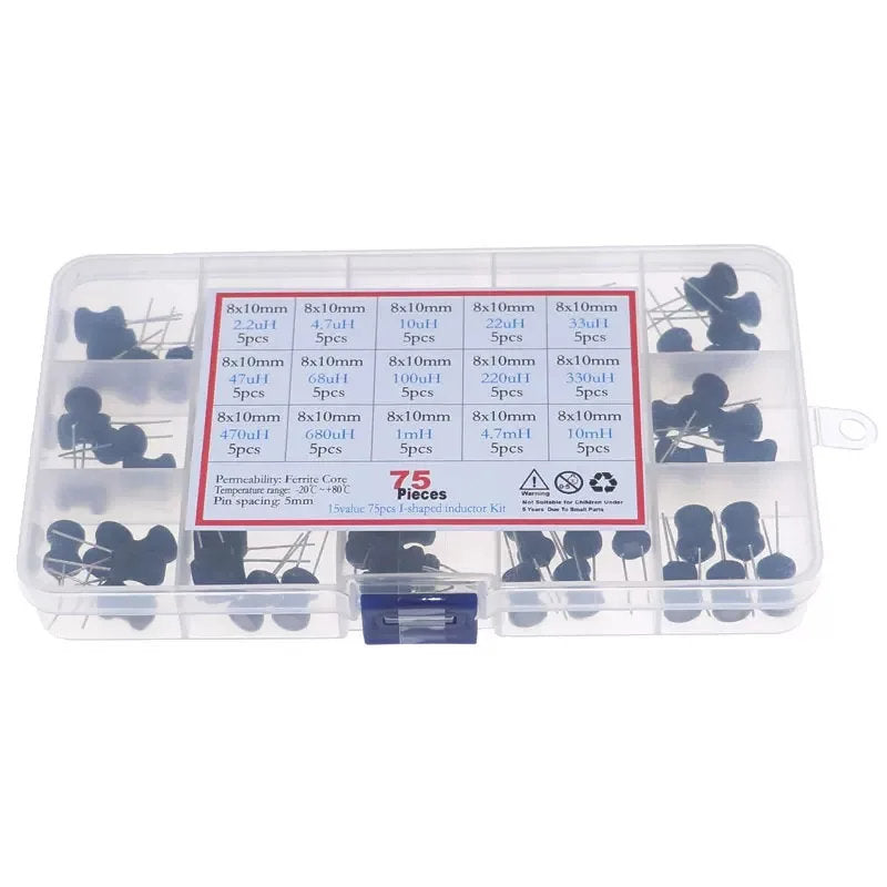 75pcs Inductor Assortment