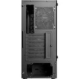 Antec AX27 RGB Elite Mid-Tower Gaming PC Case with Tempered Glass, Full Mesh Front Panel, 4 Pre-installed 120mm Fixed-RGB Fans, ATX/Micro-ATX/ITX Compatible, Black