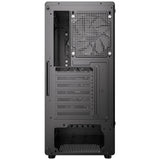 Antec VX320 ARGB Mid-Tower Gaming PC Case - Pre-Installed 4 x 120mm ARGB Fans, Tempered Glass Side Panel, High-Airflow Mesh Front - ATX/Micro-ATX/ITX