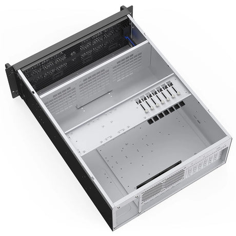 Codegen CSCG4U600GP 4U Rackmount Server Case, 600mm Deep, SSI-EEB/E-ATX/ATX/Micro-ATX Compatible, 8 PCI Expansion Slots, Dual 80mm PWM Cooling Fans, USB-C & USB 3.0