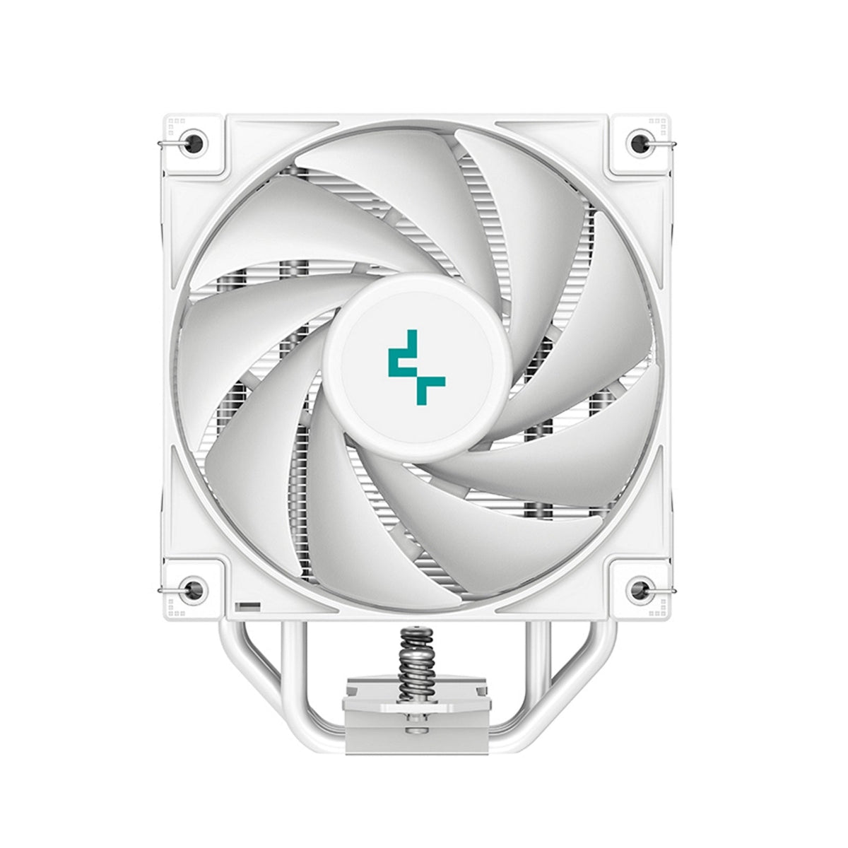 DeepCool AK400 WH Fan CPU Cooler, Universal Socket, High Performance 120mm Silent Hydro Bearing PWM White Fan, 1850RPM, 4 Heat Pipes, Unique Matrix Fin Design, White Version, Intel LGA 1700 Bracket Included