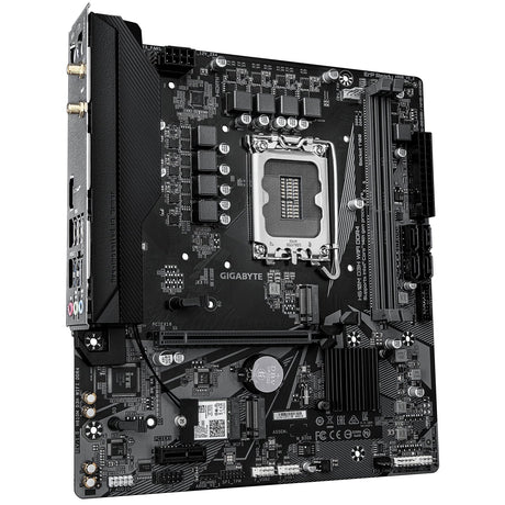 Gigabyte H610M D3H WIFI DDR4 Intel 1700 Socket Motherboard, Micro-ATX, 2x DDR4 Slots, 2x M.2 Socket, GbE LAN, Wi-Fi 5, 1x HDMI Port