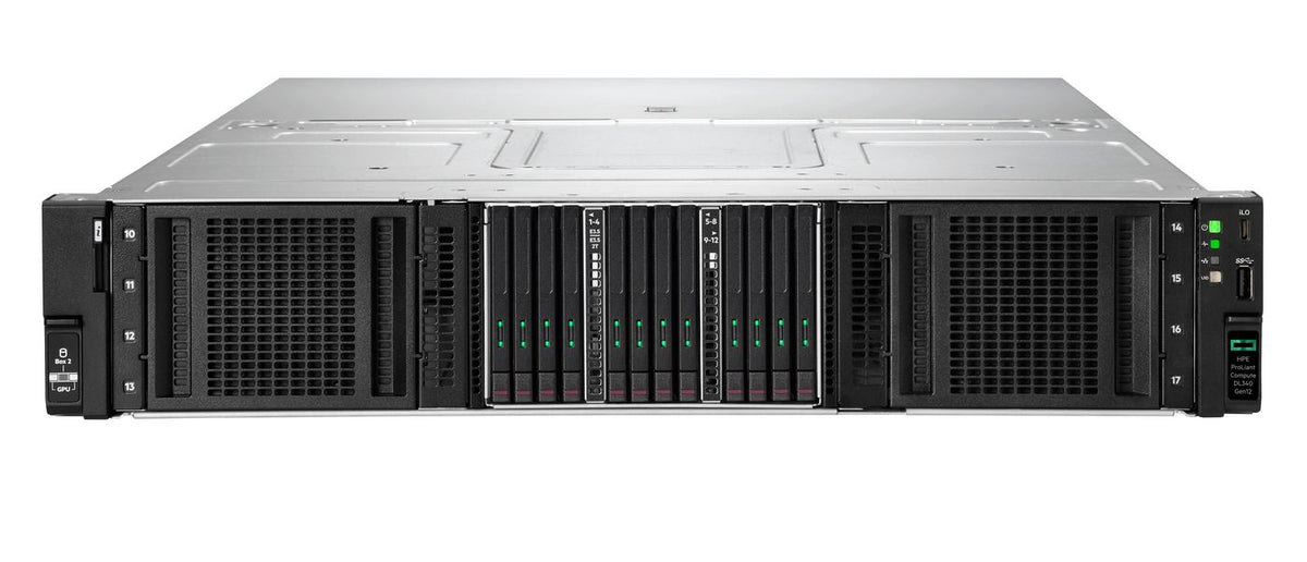 Hewlett Packard Enterprise ProLiant Compute DL340 Gen12 6505P 12c 1x64GB-R 8SFF MR408i-o 2x480GB SSD 2x1000W PS EU Server