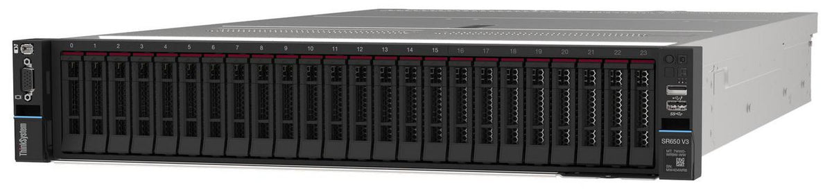 Lenovo Intel Xeon Gold 5515+ 8C 165W 3.2G, 1x32GB 1Rx4 RAM, Option 2.5" Open bay, 1x1100W Titanium