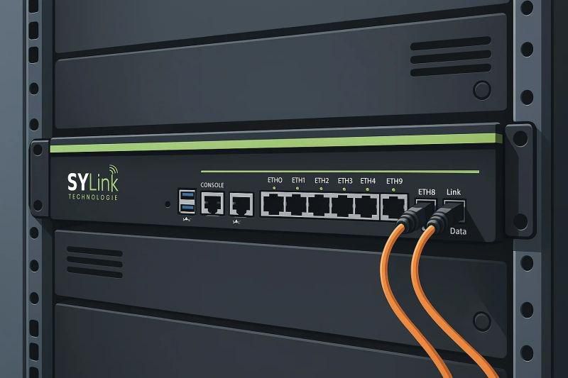 SYLink Pro Mini 150IP3Y, NDR+NGFW+Behavioral AI, 1U Rack, throughput 2,5 Gbps