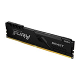 Kingston FURY Beast KF432C16BB/32 32GB (1x 32GB) DIMM System Memory, 3200MHz, DDR4, CL16, Black, Intel XMP