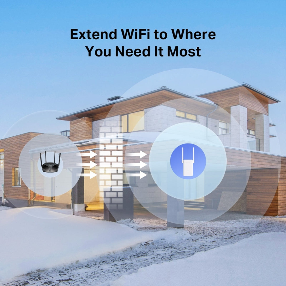 Mercusys ME80X AX3000 Wi-Fi Range Extender