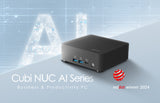 MSI Cubi NUC AI 1UMG Intel Core Ultra 7 155H (14th Gen - Core Ultra Series 1), Barebone, NUC, SFF, Mini Computer, HTPC, (NO RAM, NO Storage, NO OS), Intel Graphics/DDR5/Dual ThunderBolt 4/Dual HDMI/Dual LAN/WiFi 6E/BT 5.3/VESA - NUC AI 1UMG i7 155H BB