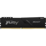 Kingston FURY Beast KF432C16BB/8 8GB (1x 8GB) DIMM System Memory, 3200MHz, DDR4, CL16, Black, Intel XMP
